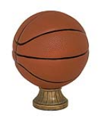 SPORT BALL THROPHY<BR>REALISTIC BASKETBALL<BR>5 1/2"