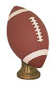 SPORT BALL THROPHY<BR>REALISTIC FOOTBALL<BR>5 3/4"