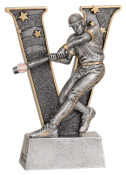 resin award male baseball