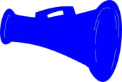 MEGAPHONE LASERCUT<BR>APPROX. 3"x4 1/2"<BR>CUSTOMIZE YOUR TEAM COLOR