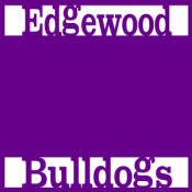 12"x12" EDGEWOOD BULLDOG<BR>LASERCUT 