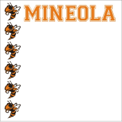 MINEOLA<BR>YELLOWJACKETS<BR>12" x 12" PAPER