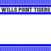 WILLS POINT TIGER<BR>12"x12" SCRAPBOOK PAPER