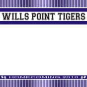 TIGER BORDER<BR>12" x 12" PAPER<BR>CUSTOMIZE YOUR COLOR &<BR>WORDING