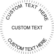SEAL 5<BR>ENTER YOUR CUSTOM DETAIL>BR>STAMP OR EMBOSSESR