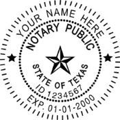 Texas Notary Seal
