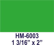 Item# HM-6003<br>1 3/16" x 2"<br>Heavy Duty Metal<br>Self Inking Stamp