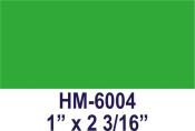 Item# HM-6004<br>1" x 2 3/16"<br>Heavy Duty Metal<br>Self Inking Stamp