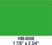 Item# HM-6008<br>1 7/8" x 2 3/4"<br>Heavy Duty Metal<br>Self Inking Stamp