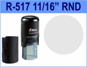 Quality Self Inking Stamp with 11/16" Custom design plate. Great for inspection stamps.
