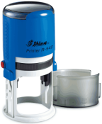 R-542<BR>1 5/8" Round<BR>Self Inking Device<br>Blue Device