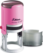 R-542<BR>1 5/8" Round<BR>Self Inking Device<br>Pink Device