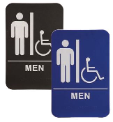 KOTA PRO ADA SIGN AVAILABLE FOR RESTROOM, SMOKING POLICY, STAIRS AND EXITS.  FULLY ADA COMPLIANT WITH BRAILLE.