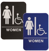 KOTA PRO ADA SIGN AVAILABLE FOR RESTROOM, SMOKING POLICY, STAIRS AND EXITS.  FULLY ADA COMPLIANT WITH BRAILLE.