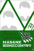 2'x3' Mabank Panther Homecoming Fence Banner