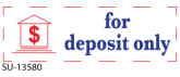 SU-13580%3cBR%3e%22FOR+DEPOSIT+ONLY%22%3cBR%3eMessage+Stamp++
