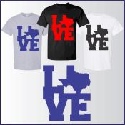 TEXAS TEE T-SHIRT APPAREL